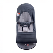 Shop BabyBjorn Bouncer Balance Soft, Black Frame, Black/Dark Gray at GoodBuy Gear