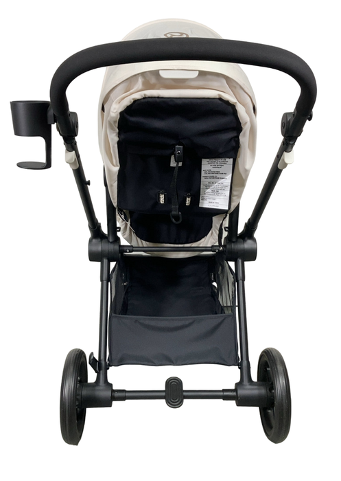 Cybex Eos and Aton G Travel System, 2025, Black, Seashell Beige