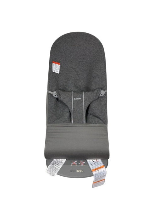 BabyBjorn Bouncer Bliss, Charcoal Gray 3D Jersey, Dark Gray Frame