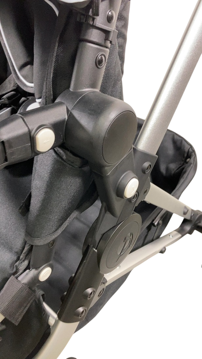 Shop Mockingbird Single 2.0 Stroller, Sky, Windowpane, Silver With Black Leather, 2024 at GoodBuy Gear