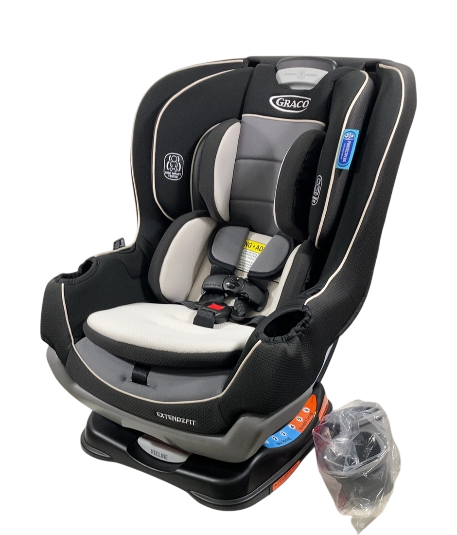 Graco Extend2Fit Convertible Car Seat, 2024, Gotham