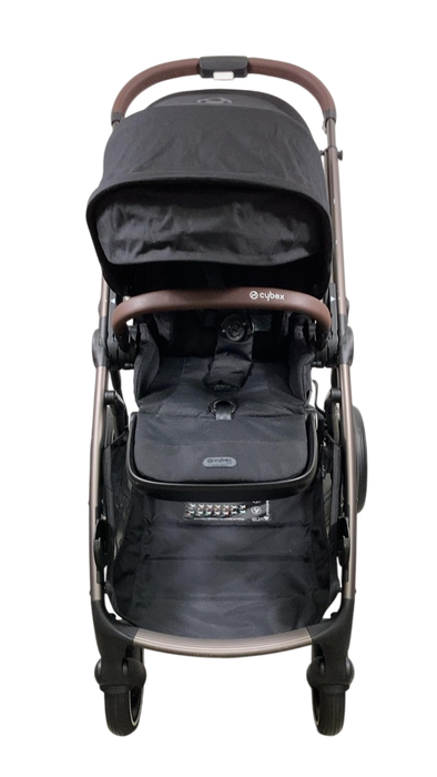 Shop Cybex Gazelle S Modular Stroller, 2024, Moon Black, Taupe Frame at GoodBuy Gear