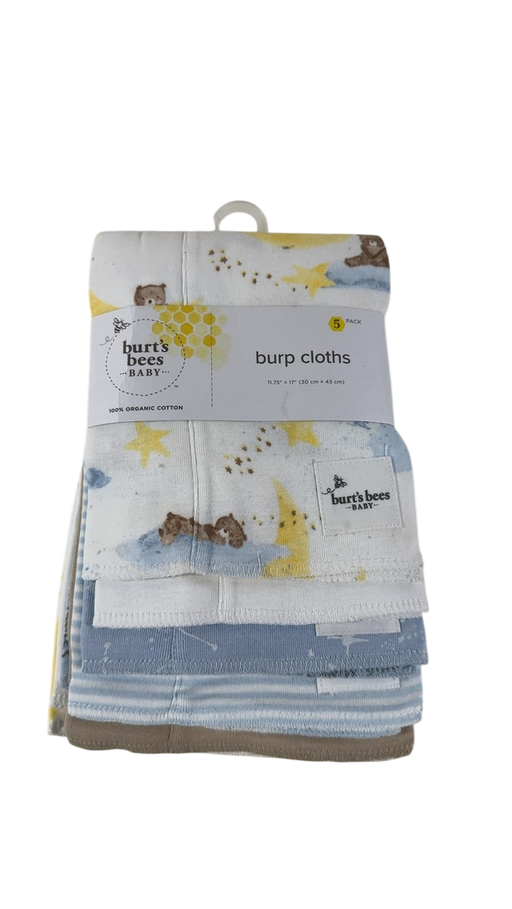 Shop Burt's Bees Baby Burp Cloths, 5-Pack, Celestial at GoodBuy Gear