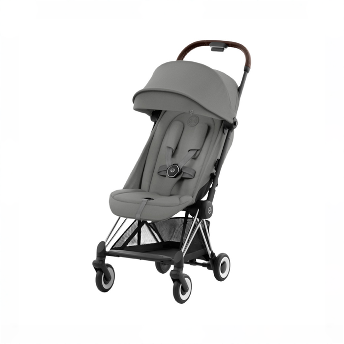 Shop Cybex Coya Stroller, 2024, Chrome, Mirage Grey at GoodBuy Gear