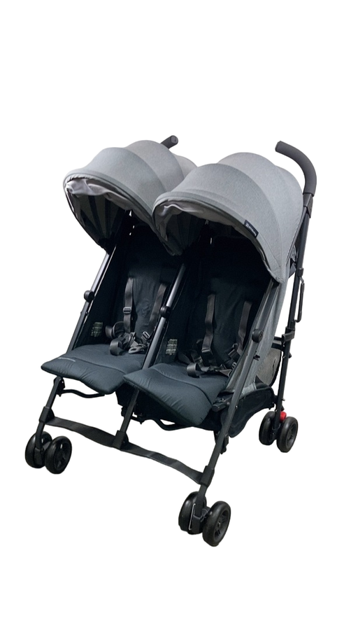 Shop UPPAbaby G-Link V2 Double Stroller, 2024, Greyson (Charcoal Melange) at GoodBuy Gear