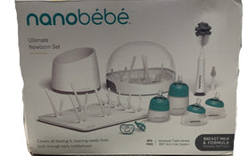 Shop Nanobébé Ultimate Newborn Baby Bottle Feeding Set, Teal at GoodBuy Gear