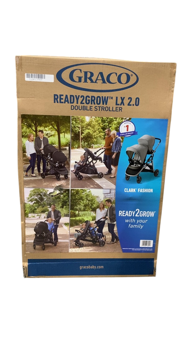 Shop Graco Ready2Grow LX 2.0 Double Stroller, 2025, Clark at GoodBuy Gear