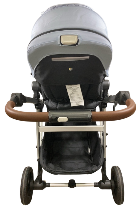 Mockingbird Single to Double 2.0 Stroller, Sky, Windowpane, Silver With Penny Leather, 2025