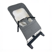 Shop Baby Delight Alpine Deluxe Portable Bouncer, Charcoal Tweed at GoodBuy Gear