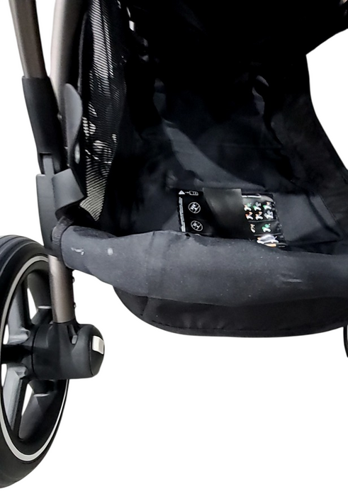 Shop Cybex Gazelle S Modular Stroller, 2024, Moon Black, Taupe Frame at GoodBuy Gear