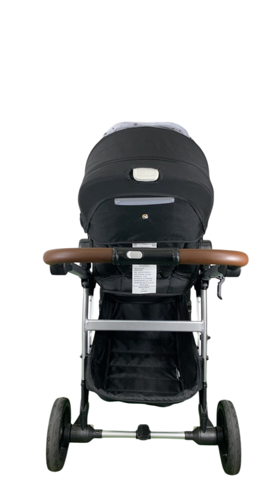 Shop Mockingbird Single to Double 2.0 Stroller, 2024, Black, Silver With Penny Leather, Watercolor Drops at GoodBuy Gear