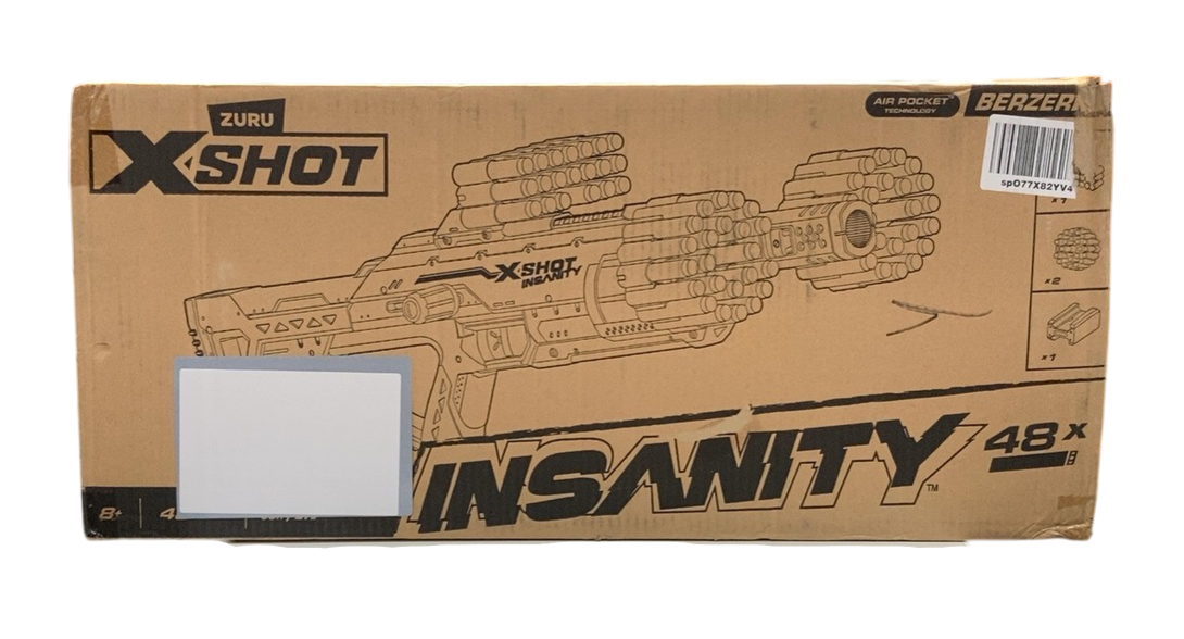 Shop Xshot Insanity Mad Mega Barrel, Blue at GoodBuy Gear