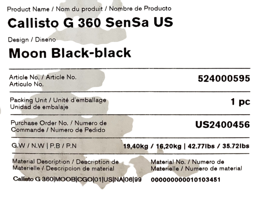 Shop Cybex Callisto G 360 All-in-One Car Seat, 2025, Moon Black at GoodBuy Gear