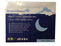 Shop Organic Dream Organic Cotton 2-Stage Lightweight Ultra Crib Mattress Mini at GoodBuy Gear