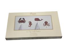 Shop Crane Baby Wooden Wall Hooks Set, Sea Life at GoodBuy Gear