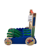 secondhand Melissa & Doug Chomp and Clack Alligator Push Toy