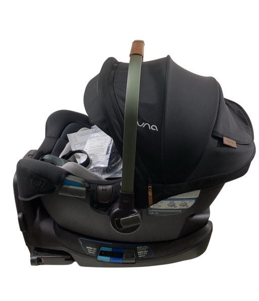 Shop Nuna PIPA rx Infant Car Seat with RELX Base, 2024, Caviar at GoodBuy Gear