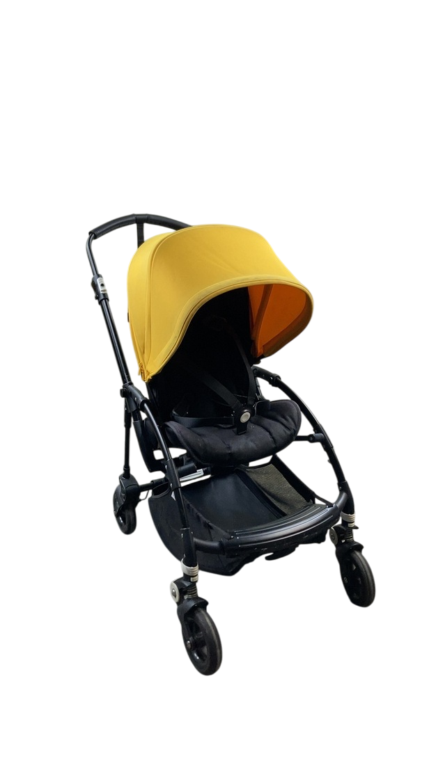 Bugaboo Bee5 Stroller, 2019, Black, Black, Sunrise Yellow