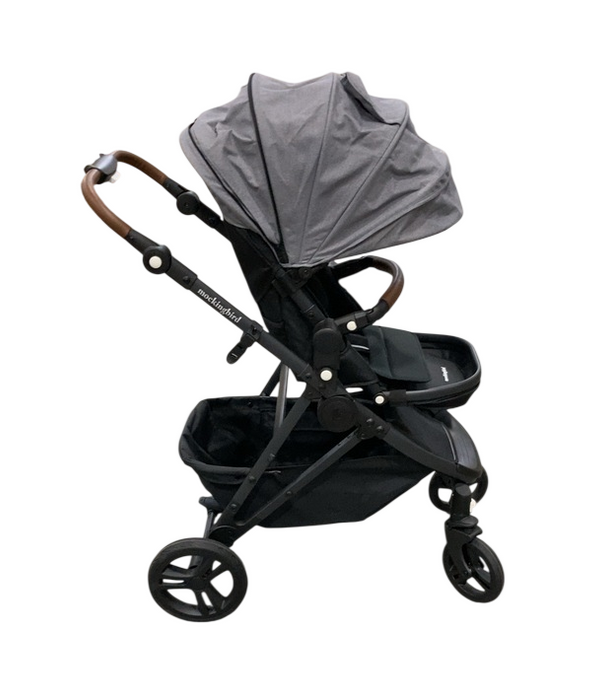Shop Mockingbird Single 3.0 Stroller, 2025, Heather Grey, Charcoal with Penny Leather at GoodBuy Gear