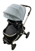 Shop Mockingbird Single 2.0 Stroller, Sky, Windowpane, Silver With Black Leather, 2024 at GoodBuy Gear