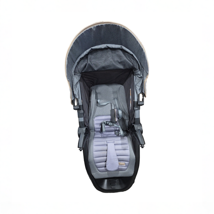 Shop Monbebe Maisy Deluxe Travel System Stroller, 2024, Castlepoint at GoodBuy Gear