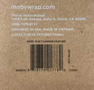 Shop Moby Duet Baby Carrier, Feather at GoodBuy Gear