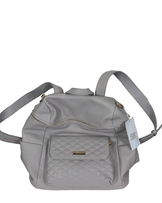 secondhand Luli Bebe Monaco Diaper Bag Petite, Stone Grey