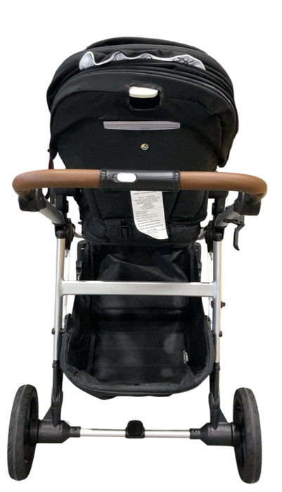 Shop Mockingbird Single to Double 2.0 Stroller, 2025, Black, Silver With Penny Leather, Windowpane at GoodBuy Gear