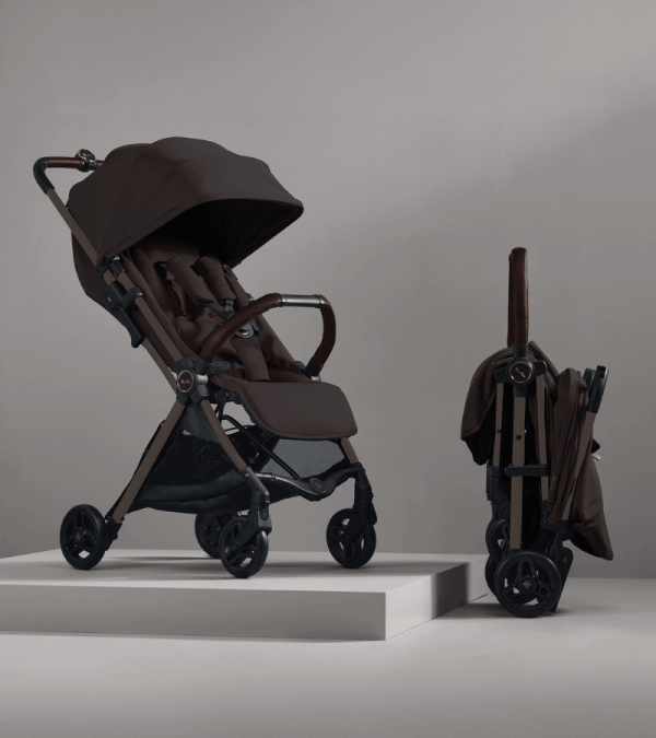 Silver Cross Jet 5 Super Compact Stroller, 2024, Ganache