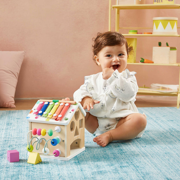 Tiny Land Cottage Activity Cube, Rainbow