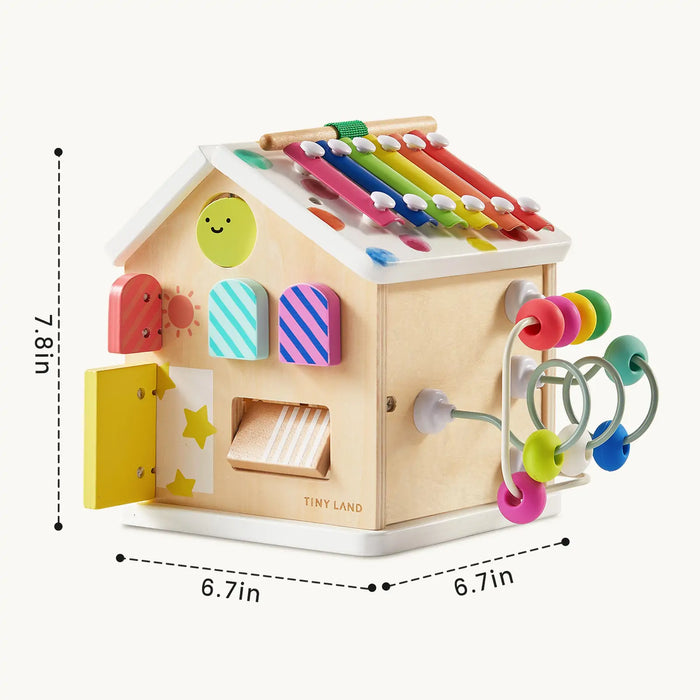 Tiny Land Cottage Activity Cube, Rainbow