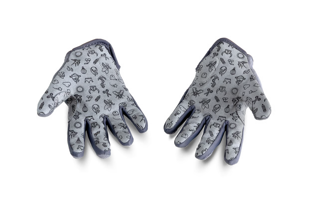 Woom TENS Bike Gloves, 7 (14cm), Grey