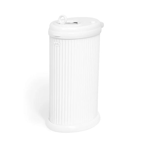 Shop Ubbi Diaper Pail, Matte White Fluted at GoodBuy Gear