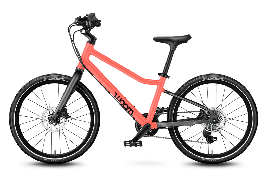 Shop Woom EXPLORE 4 Bike, Neon Coral at GoodBuy Gear