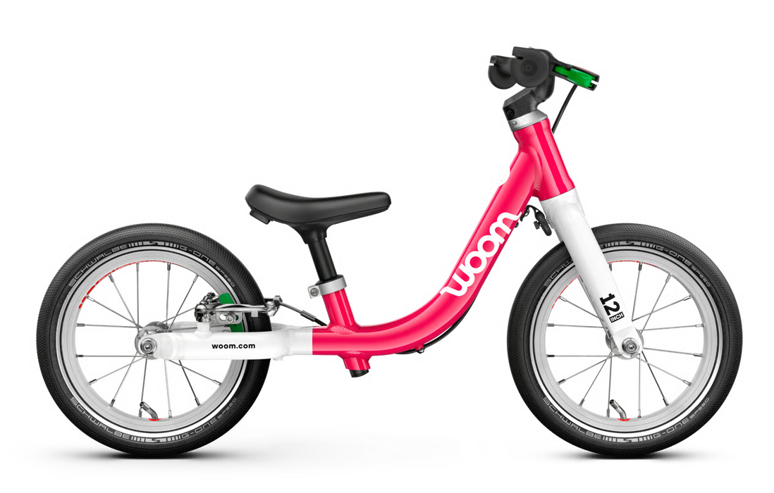 Shop Woom GO 1 Balance Bike, Hot Pink at GoodBuy Gear
