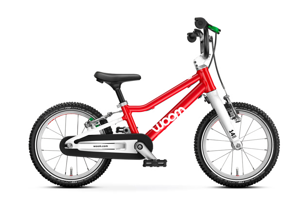 Shop Woom GO 2 Bike- 14”, Woom Red at GoodBuy Gear
