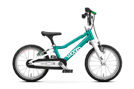 Shop Woom GO 2 Bike- 14”, Metallic turquoise at GoodBuy Gear