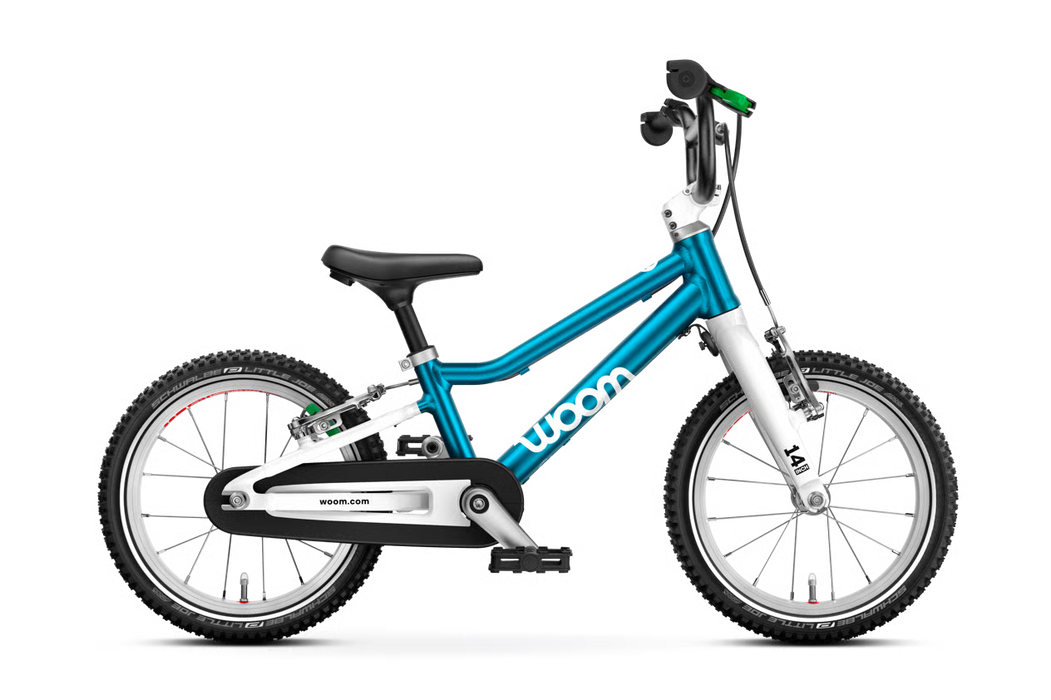 Shop Woom GO 2 Bike- 14”, Metallic Blue at GoodBuy Gear