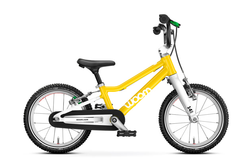 Shop Woom GO 2 Bike- 14”, Vibrant yellow at GoodBuy Gear