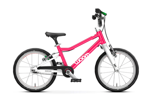 Shop Woom GO 3 Bike "16, AUTOMAGIC, Hot Pink at GoodBuy Gear