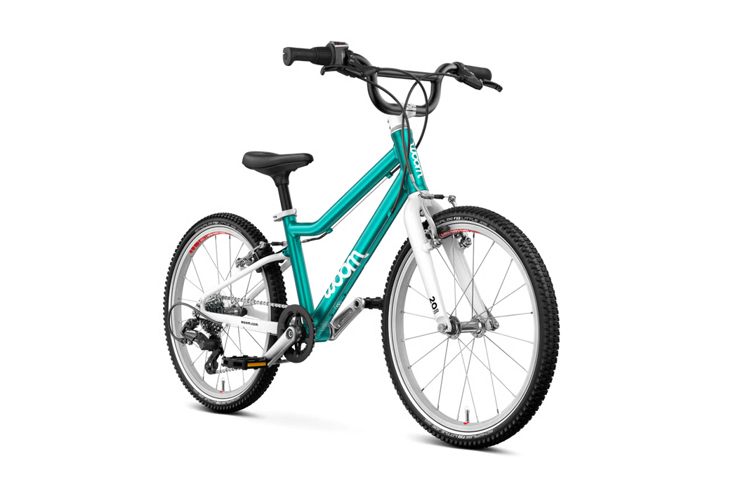 Shop Woom GO 4 Bike 20", Metallic turquoise at GoodBuy Gear