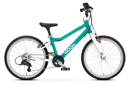 Shop Woom GO 4 Bike 20", Metallic turquoise at GoodBuy Gear