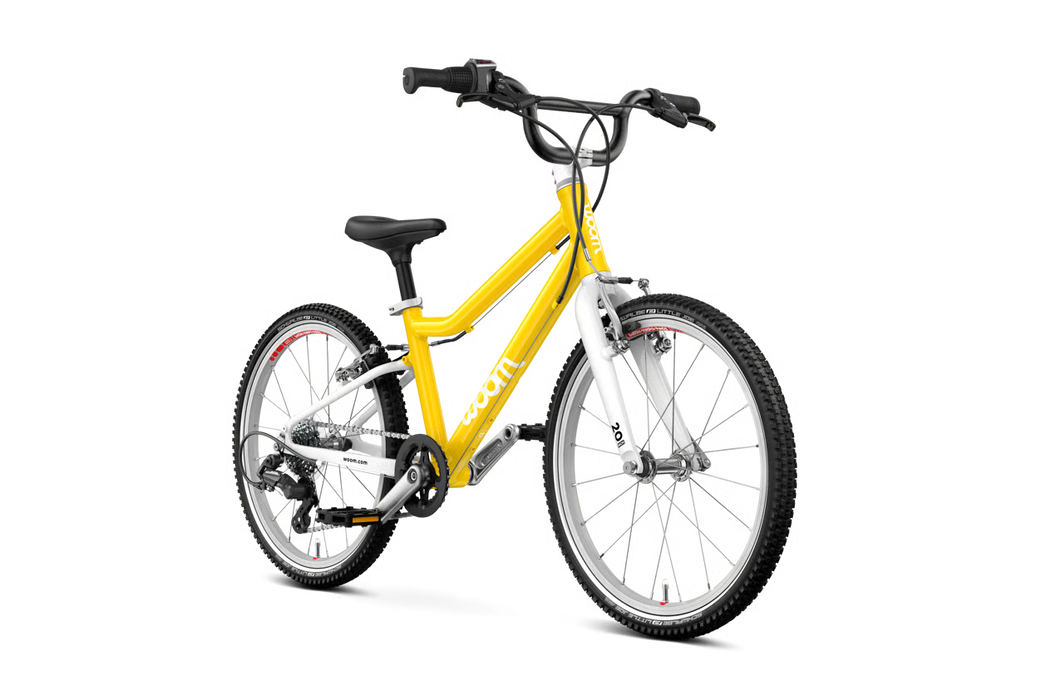 Shop Woom GO 4 Bike 20", Vibrant yellow at GoodBuy Gear
