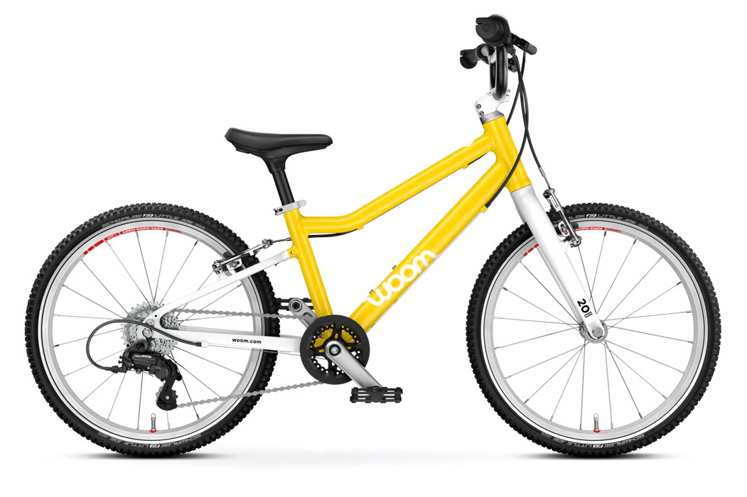 Shop Woom GO 4 Bike 20", Vibrant yellow at GoodBuy Gear