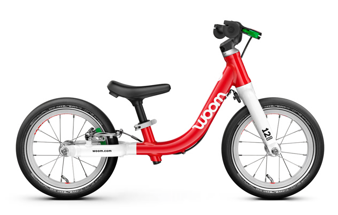 Shop Woom GO 1 Balance Bike, Woom Red at GoodBuy Gear