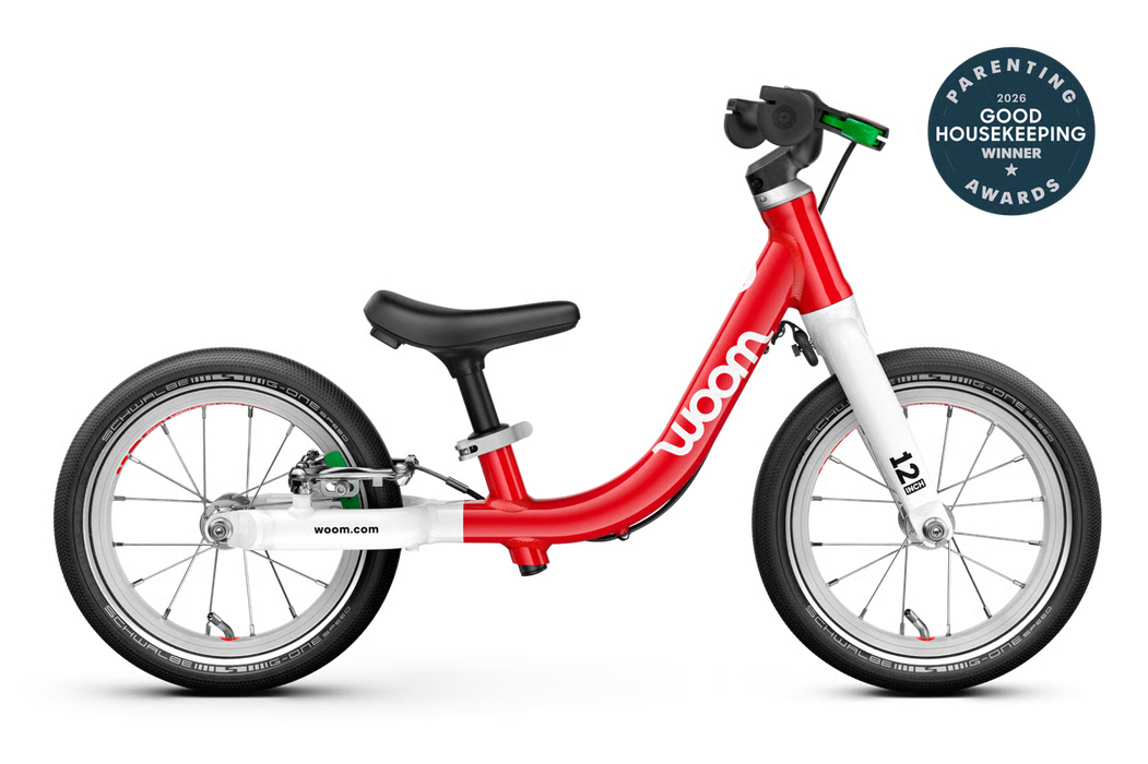 Shop Woom GO 1 Balance Bike, Woom Red at GoodBuy Gear
