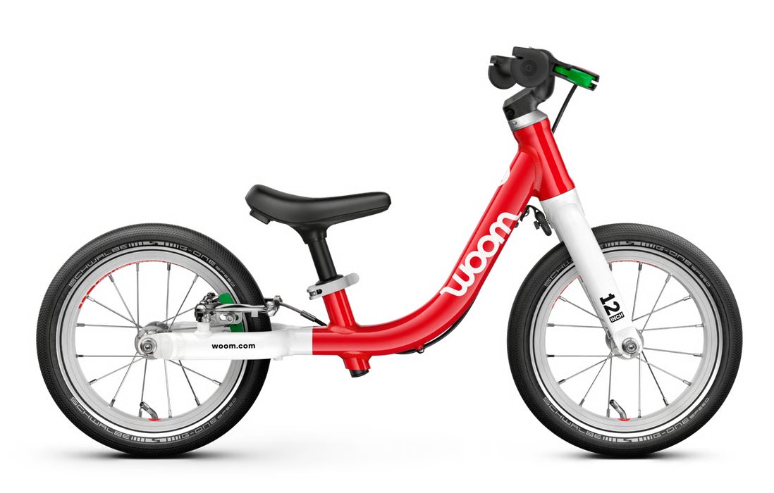 Shop Woom GO 1 Balance Bike, Woom Red at GoodBuy Gear