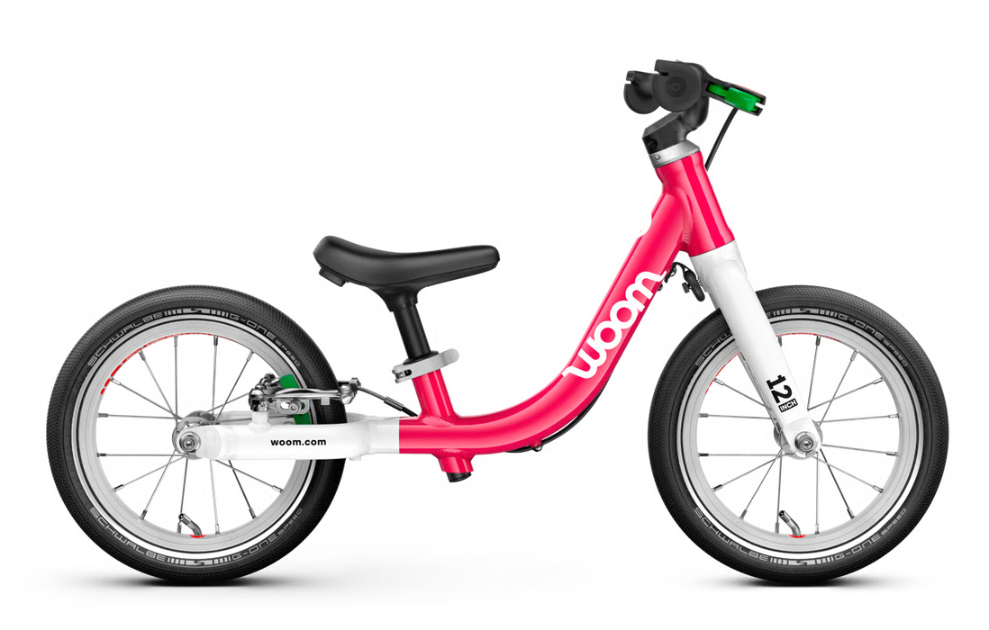 Shop Woom GO 1 Balance Bike, Hot Pink at GoodBuy Gear