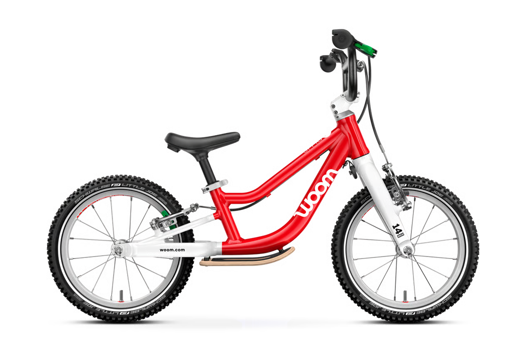 Shop Woom GO 1 Plus Balance Bike, Woom Red at GoodBuy Gear