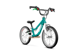 Shop Woom GO 1 Plus Balance Bike, Metalic turquoise at GoodBuy Gear